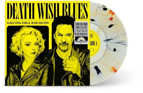 Samantha Fish & Jesse Dayton - Death Wish Blues [Clear w/ Black & Orange Swirl Vinyl] (New Vinyl LP) - Mad World Records