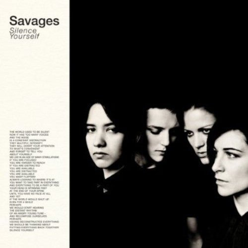 Savages - Silence Yourself (New CD) - Mad World Records