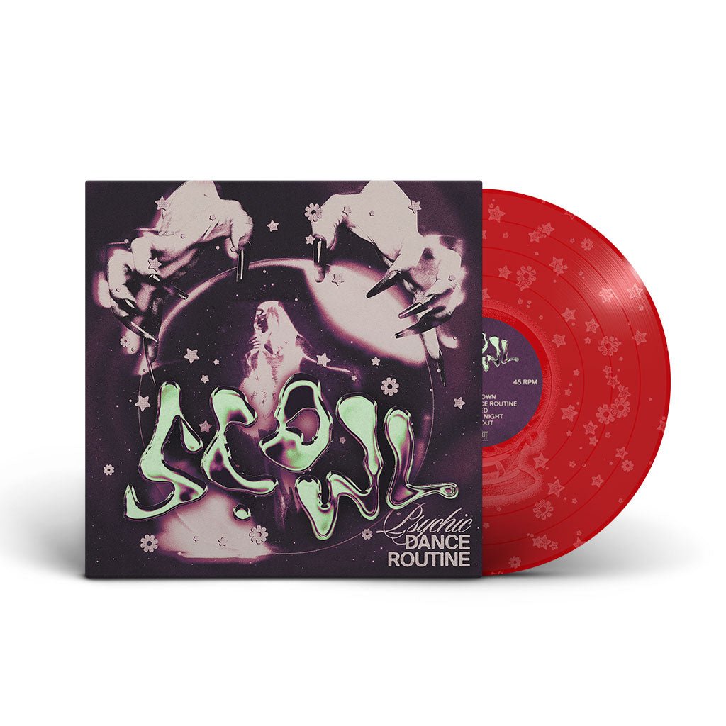 Scowl - Psychic Dance Routine [Red Vinyl with Screen - printed B - Side] (New Vinyl LP) - Mad World Records