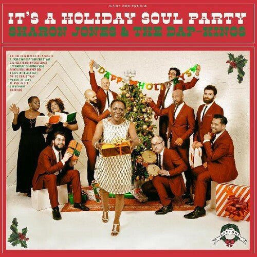 Sharon Jones & the Dap - Kings - It's A Holiday Soul Party [Red & White Vinyl] (New Vinyl LP) - Mad World Records