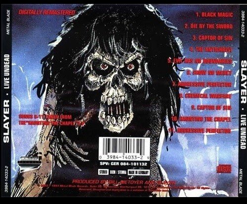 Slayer - Live Undead (New CD) - Mad World Records