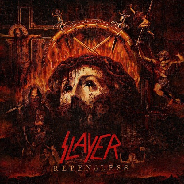 Slayer - Repentless [OxBlood & Orange Swirl w/ Mustard Splatter Vinyl] (New Vinyl LP) - Mad World Records