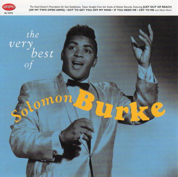 Solomon Burke - The Very Best of (New CD) - Mad World Records