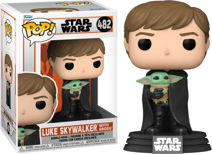 Star Wars - Luke Skywalker with Grogu #482 - (Funko Pop) - Mad World Records
