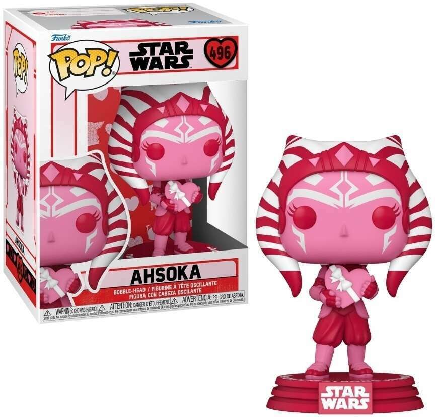 STAR WARS: Valentines - Ahsoka #496 (Funko Pop) - Mad World Records