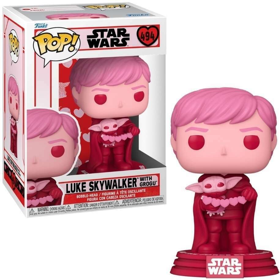 STAR WARS: Valentines - Luke & Grogu #494 (Funko Pop) - Mad World Records