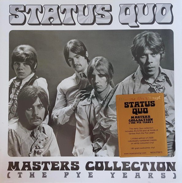 Status Quo - Masters Collection: The Pye Years [White Vinyl] [Import] (New Vinyl LP) - Mad World Records