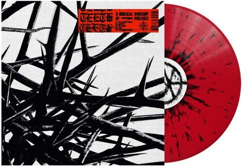 Teeth - A Biblical Worship of Violence [Red & Black Splatter] (New Vinyl LP) - Mad World Records