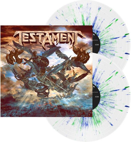 Testament - The Formation of Damnation [White w/ Blue & Green Splatter Vinyl] (New Vinyl LP) - Mad World Records