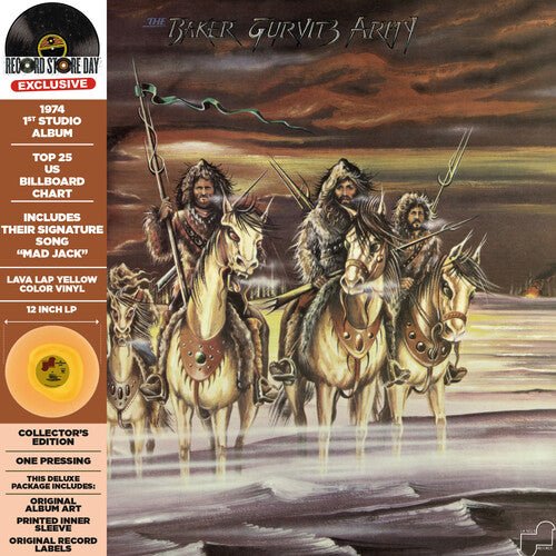 The Baker Gurvitz Army - The Baker Gurvitz Army [Yellow/Orange Vinyl] (Used Vinyl LP) - Mad World Records