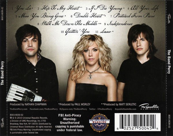 The Band Perry - Band Perry (Used CD) - Mad World Records