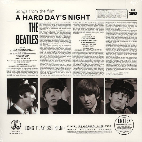 The Beatles - A Hard Day's Night (New Vinyl LP) - Mad World Records