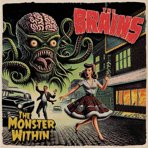 The Brains - The Monster Within [Red Vinyl] (New Vinyl LP) - Mad World Records