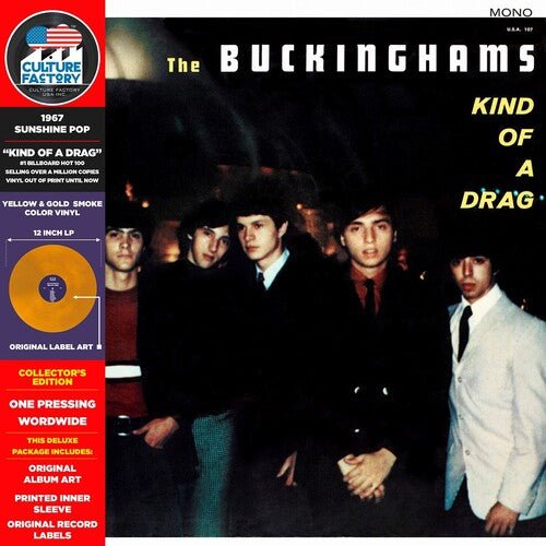 The Buckinghams - Kind of a Drag [Yellow & Gold Smoke Vinyl] (New Vinyl LP) - Mad World Records