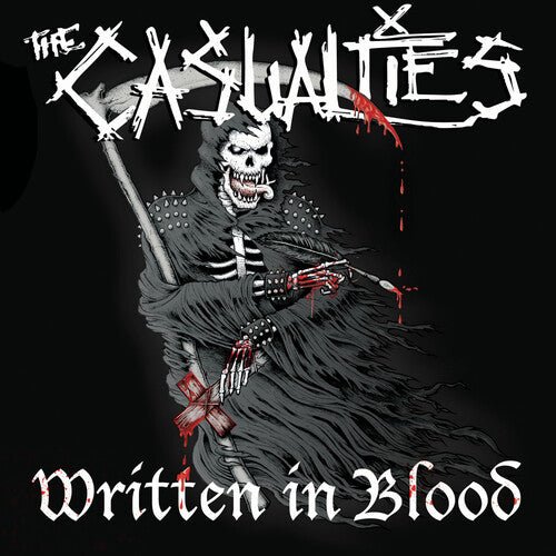 The Casualties - Written In Blood [White Vinyl] (New Vinyl LP) - Mad World Records