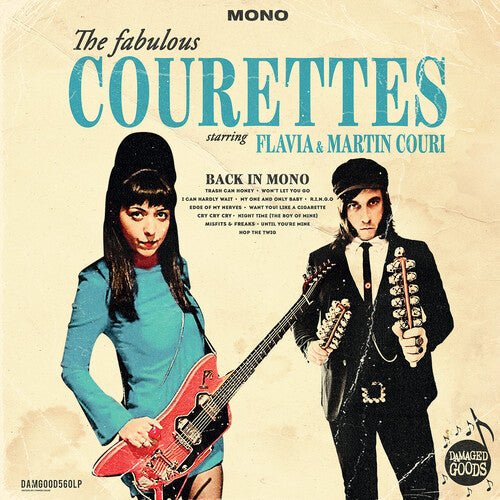 The Courettes ‎ - Back In Mono (New Vinyl LP) - Mad World Records