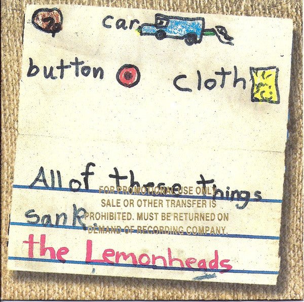 The Lemonheads - Car Button Cloth (Used CD) - Mad World Records