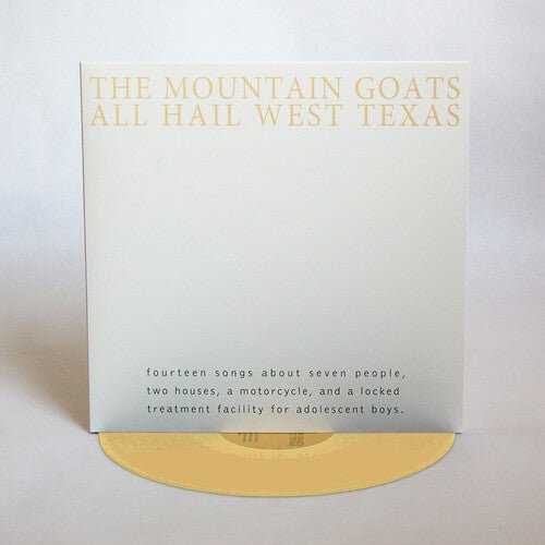 The Mountain Goats - All Hail West Texas [Yellow Vinyl] (New Vinyl LP) - Mad World Records