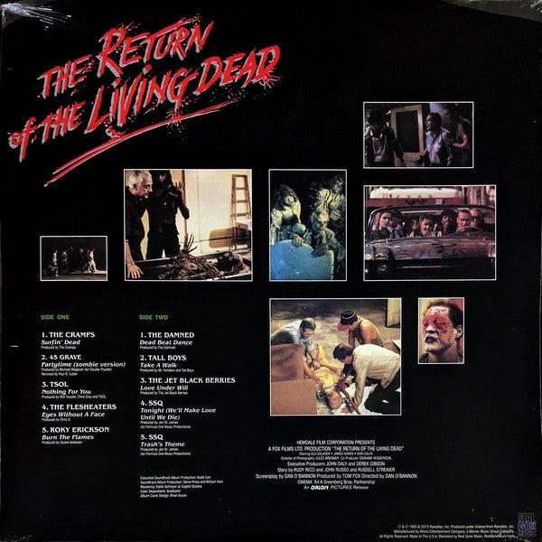 The Return Of The Living Dead - Original Motion Picture Soundtrack [Blood Red Splatter Vinyl] (New Vinyl LP) - Mad World Records