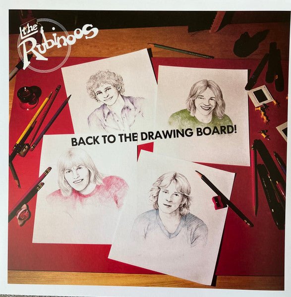 The Rubinoos - Back To The Drawing Board [Ruby & Black Splatter Vinyl] (New Vinyl LP) - Mad World Records