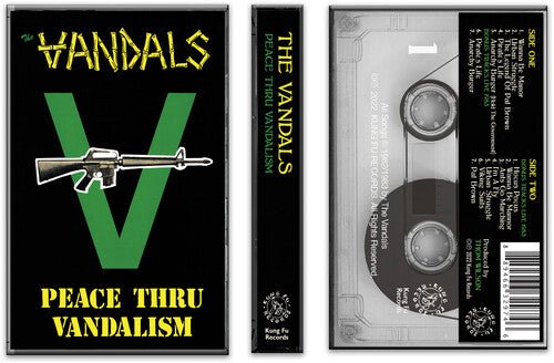 The Vandals - Peace Thru Vandalism (New Cassette) - Mad World Records