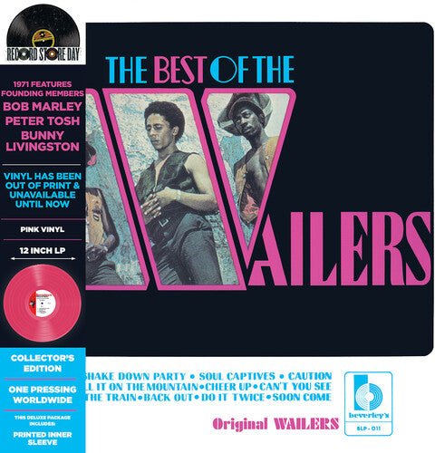 The Wailers - The Best of the Wailers [Pink Vinyl] (New Vinyl LP) - Mad World Records