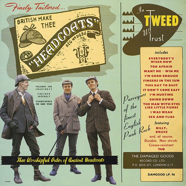 Thee Headcoats - In Tweed We Trust (New Vinyl LP) - Mad World Records