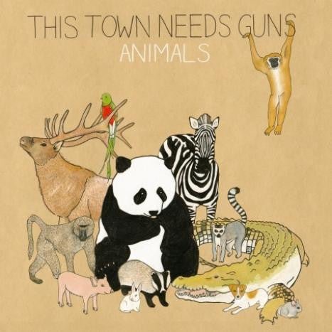 This Town Needs Guns - Animals [Blue & Green Galaxy Vinyl] (New Vinyl LP) - Mad World Records