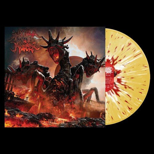 Thy Art Is Murder ‎ - Hate [Yellow w/ Red & White Splatter Vinyl] (New Vinyl LP) - Mad World Records