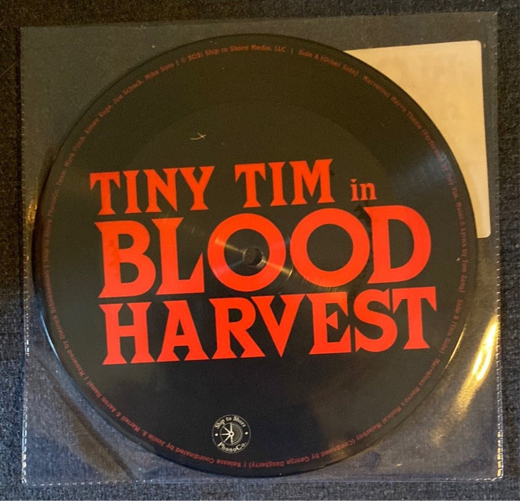 Tiny Tim - Blood Harvest: Original Motion Picture Soundtrack EP [Picture Disc] (New 7") - Mad World Records