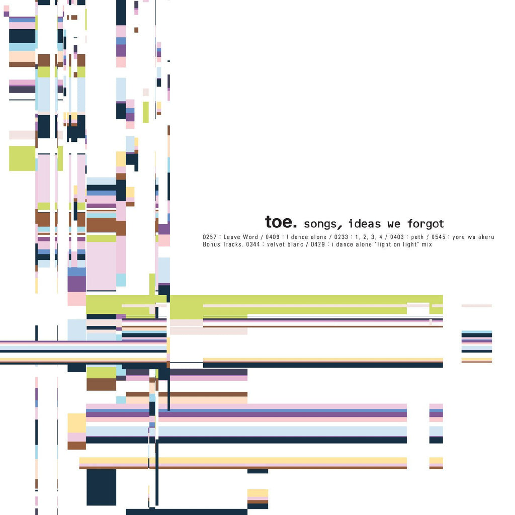 toe - songs, ideas we forgot ["Eraser Smudge" Vinyl] (New Vinyl LP) - Mad World Records