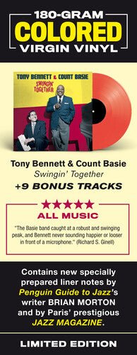 Tony Bennett & Count Basie - Swingin' Together [Red Vinyl] (New Vinyl LP) - Mad World Records