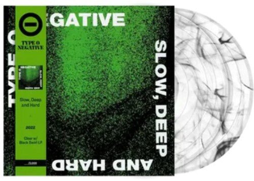 Type O Negative - Slow, Deep And Hard [2xLP Clear w/ Black Swirl Vinyl] (New Vinyl LP) - Mad World Records