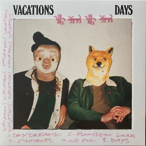 Vacations - Days/ Vibes - Pink/ Green [Pink & Green Vinyl] (New Vinyl LP) - Mad World Records