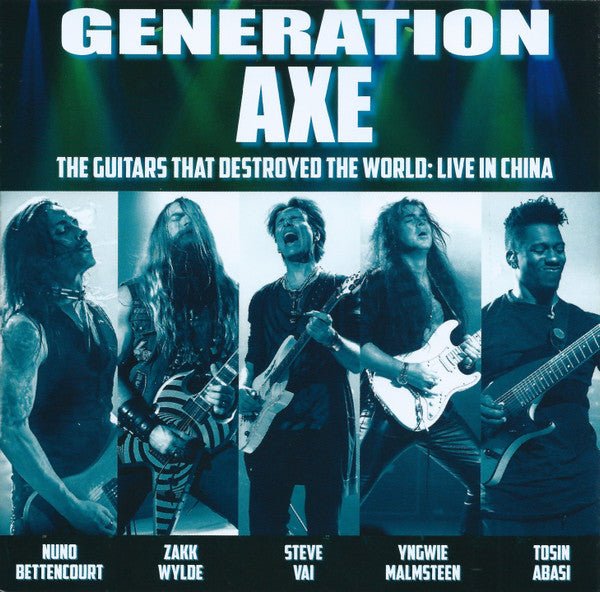 Varios Artists - Generation Axe: The Guitars That Destroyed The World: Live In China (Used CD) - Mad World Records