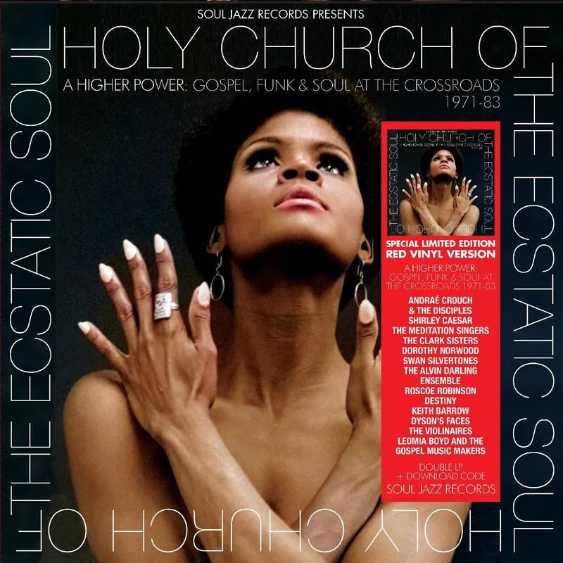 Various Artists - Holy Church Of The Ecstatic Soul A Higher Power: Gospel, Funk & Soul At The Crossroads 1971 - 83 [Red Vinyl] (New Vinyl LP) - Mad World Records