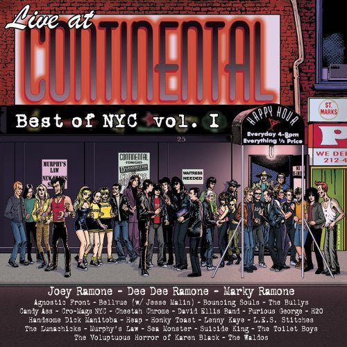 Various Artists ‎ - Live At Continental: Best Of NYC Vol. I (Used CD) - Mad World Records