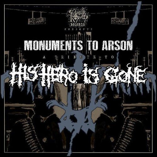 Various Artists - Monuments To Arson: A Tribute To His Hero Is Gone [Black & White Marble Vinyl] (New Vinyl LP) - Mad World Records