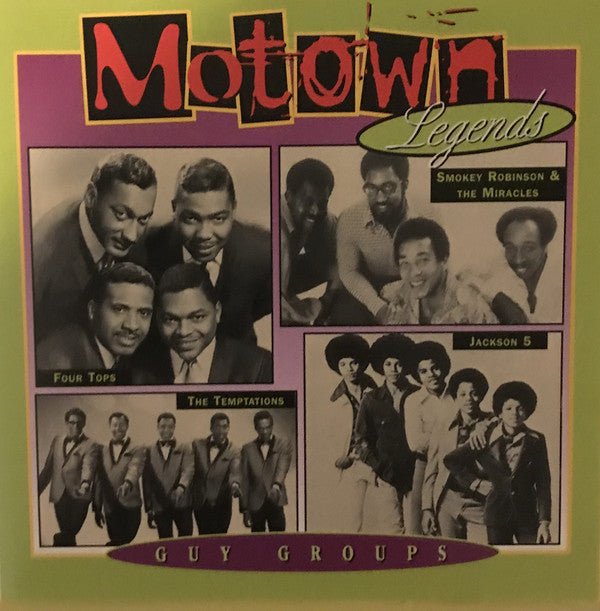 Various Artists - Motown Legends - Guy Groups (Used CD) - Mad World Records