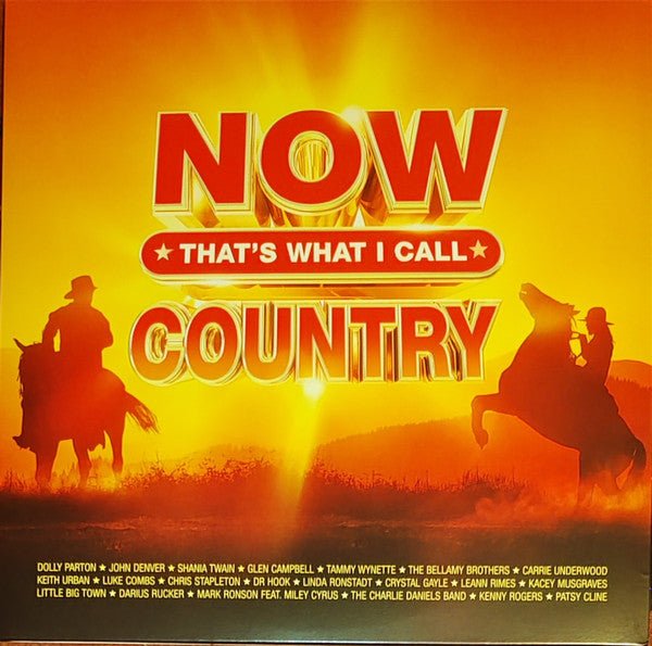 Various Artists - Now That's What I Call Country [3xLP Orange Vinyl] (New Vinyl LP) - Mad World Records