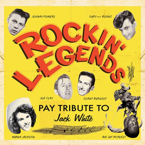 Various Artists - Rockin' Legends Pay Tribute To Jack White [Silver Vinyl] (New Vinyl LP) - Mad World Records