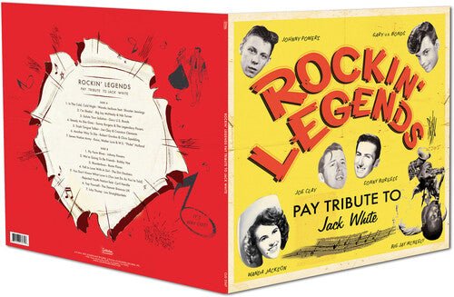 Various Artists - Rockin' Legends Pay Tribute To Jack White [Silver Vinyl] (New Vinyl LP) - Mad World Records