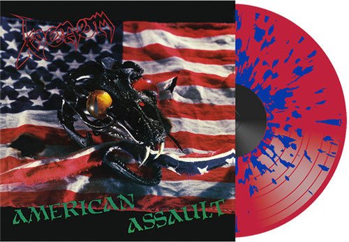 Venom - American Assault [Red w/ Blue Splatter Vinyl] (New Vinyl LP) - Mad World Records