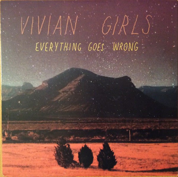 Vivian Girls - Everything Goes Wrong [Half Yellow & Black Vinyl] (New Vinyl LP) - Mad World Records