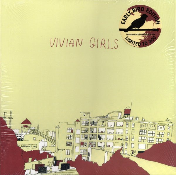 Vivian Girls - Vivian Girls [Cream / Maroon Vinyl (New Vinyl LP) - Mad World Records