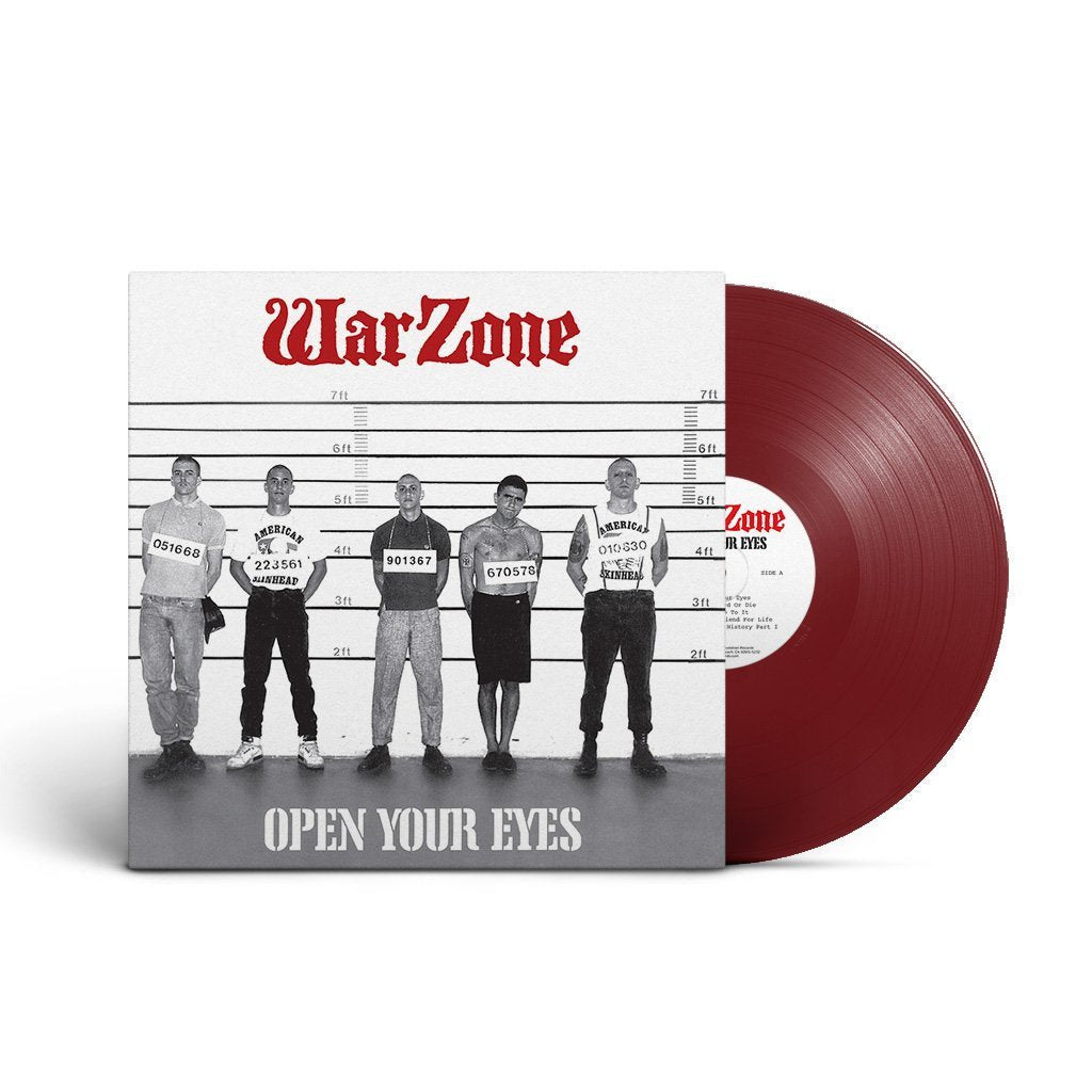 Warzone - Open Your Eyes [Red Vinyl] (New Vinyl LP) - Mad World Records