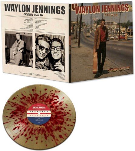 Waylon Jennings - Original Outlaw [Red / Gold Splatter] (New Vinyl LP) - Mad World Records