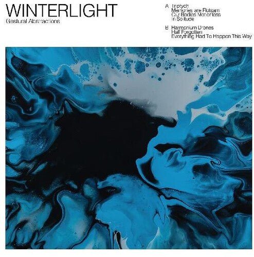 Winterlight ‎ - Gestural Abstractions [Blue w/ Black Splatter Vinyl] (New Vinyl LP) - Mad World Records