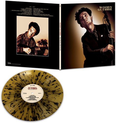 Woody Guthrie - This Machine Kills Fascists [Gold & Black Splatter Vinyl] (New Vinyl LP) - Mad World Records