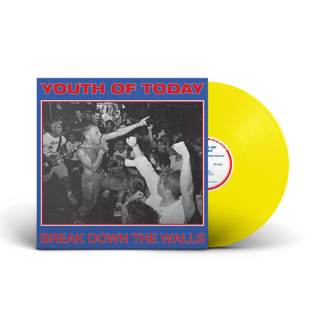 Youth of Today - Break Down the Walls [Yellow Vinyl] (New Vinyl LP) - Mad World Records